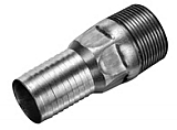 Kuriyama HEX-SPN050 Steel Hex Combination Hose Nipple, Plated Steel NPT, 1/2"