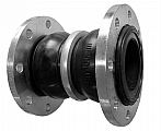 Kuriyama HTDRF12X7 Double Sphere Flanged Rubber Expansion Joint, 1.25" Dia x 7" Lng
