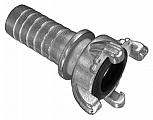 Kuriyama HE-125 Plated 4-Lug Universal Air Hose Coupling, Hose End, 1-1/4"