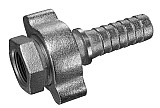 Kuriyama QDAP-4HP Plug with Hose Barb, 1/4"