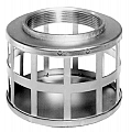Kuriyama SHS150 Square Hole Steel Strainer, 1-1/2"