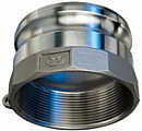 Kuriyama SS-A400 Stainless Steel Part A Male Adapter x Female NPT, 4'