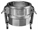 Kuriyama SS-D075 Stainless Steel Part D Female Coupler x Female NPT, 3/4"