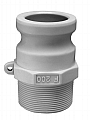 Kuriyama GRF100 Glass Reinforced Nylon Part F Male Adapter x Male NPT, 1"