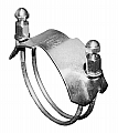 Kuriyama SDBC-1.5 TigerClamp Zinc Plated Carbon Steel Spiral Double Bolt, 1-1/2"
