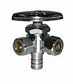 Legend Valve 114-406 1/2" Pex x 3/8" OD X 3/8" OD T-587P Dual Outlet Valve