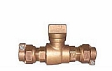 Legend Valve 314-214 3/4" T-5300 Pack Joint x Pack Joint Curb Stop