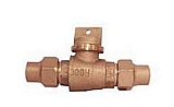 Legend Valve 314-324 3/4 T-5200MP Flare x Flare Minneapolis Pattern Curb Stop