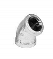 Legend Valve 352-023 1/2" Galvanized 45 Deg Elbow