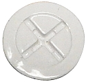 Morris 37512 1/2" Hole Plug White