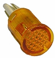Morris 70322 Amber Rnd Pilot Lamp 16A/250V